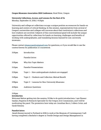 ______________________________________________________________  3:00pm  Introduction  Welcome!