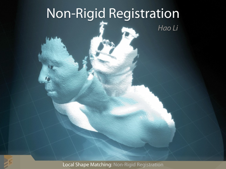 non rigid registration