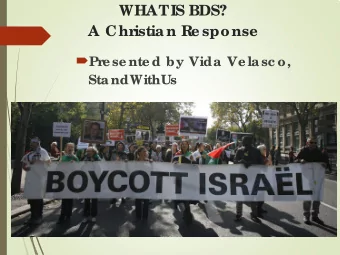 T  he  Ne w Anti-Se mitism  Zio  Zionism  A liberation movement  based on justice for the