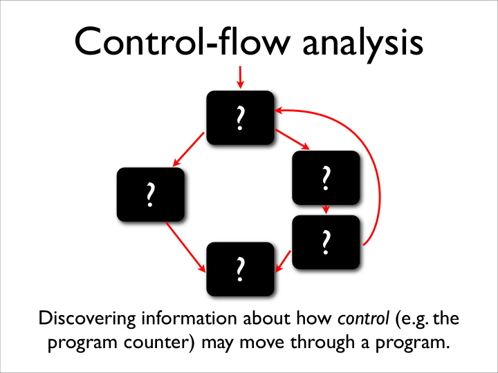 control flow analysis