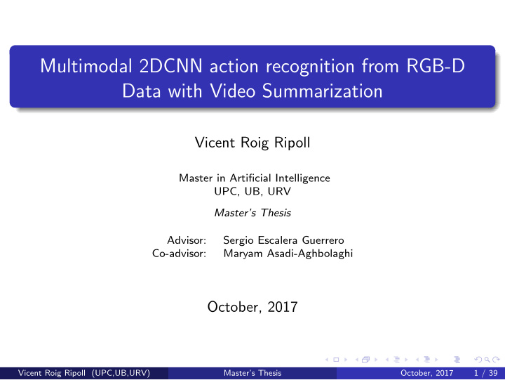 multimodal 2dcnn action recognition from rgb d data with