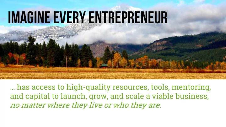imagine every entrepreneur