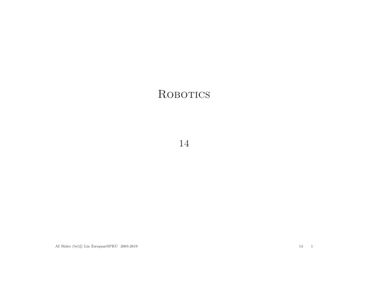 robotics