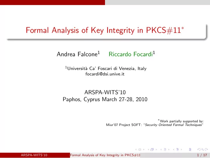 security apis