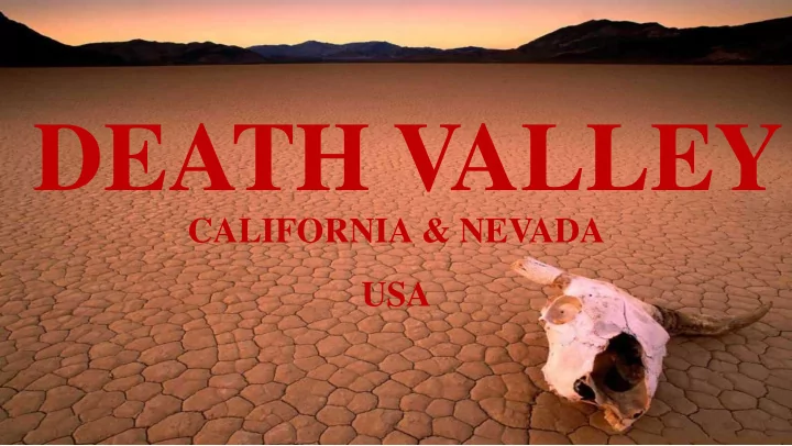 death valley