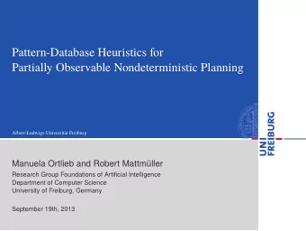 Pattern-Database Heuristics for  Partially Observable Nondeterministic Planning