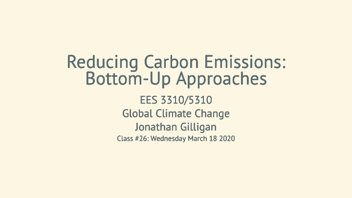 reducing carbon emissions reducing carbon emissions