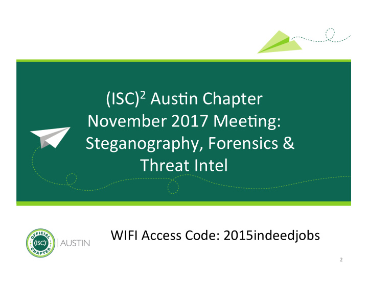 isc 2 aus n chapter november 2017 mee ng steganography