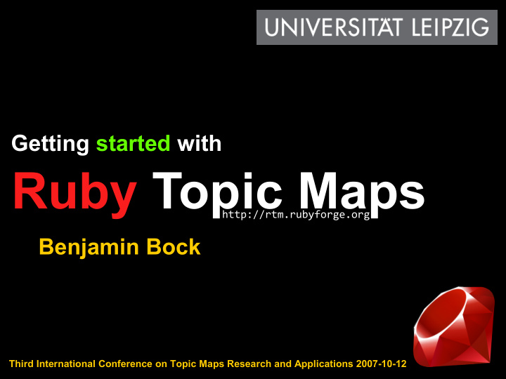 ruby topic maps