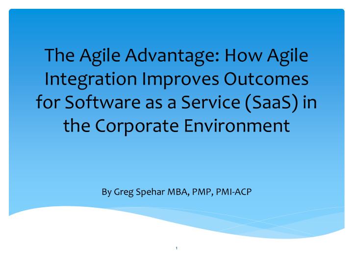 the agile advantage how agile integration improves