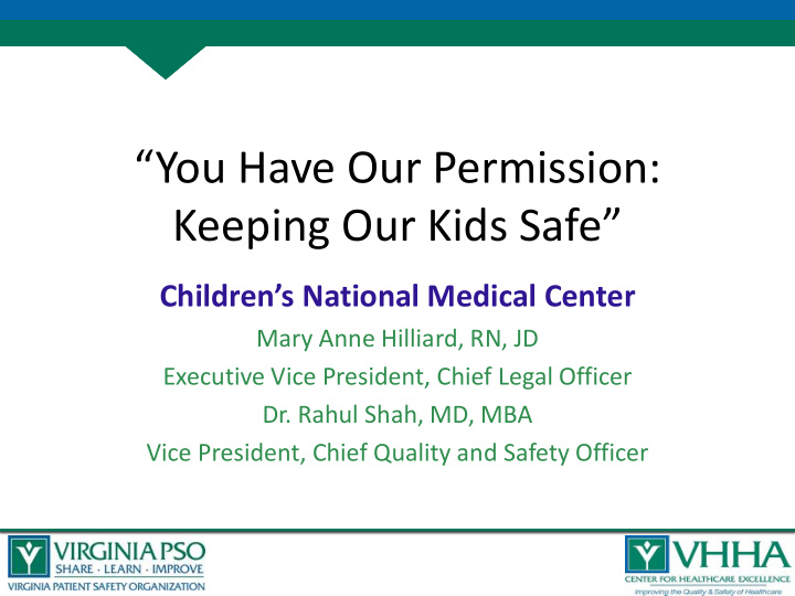 you have our permission keeping our kids safe