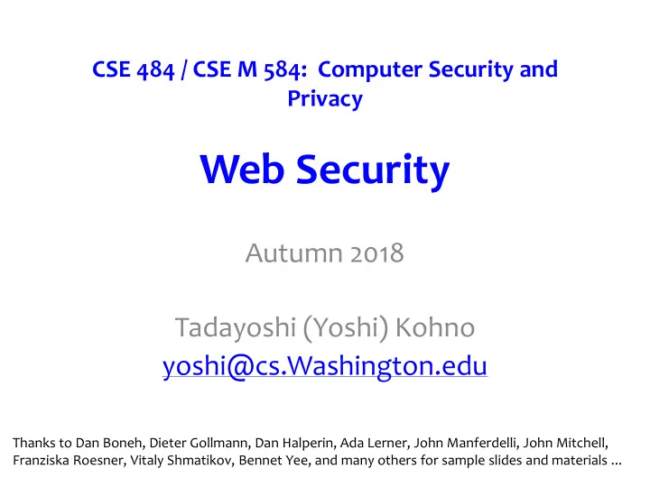 web security