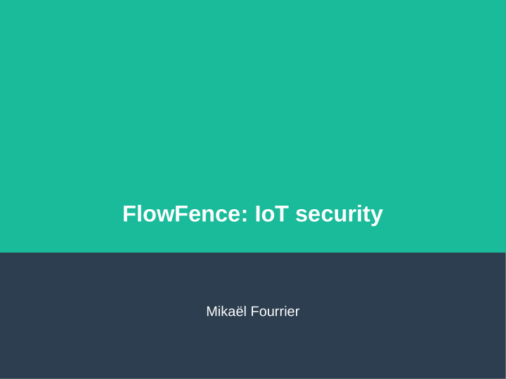 flowfence iot security