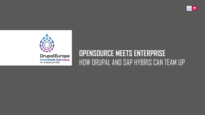 opensource meets enterprise