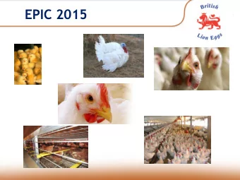 EPIC 2015  EPIC 2015  20/20 Vision Or  a vision of 2020  Genetics 2020  Genetics 2020