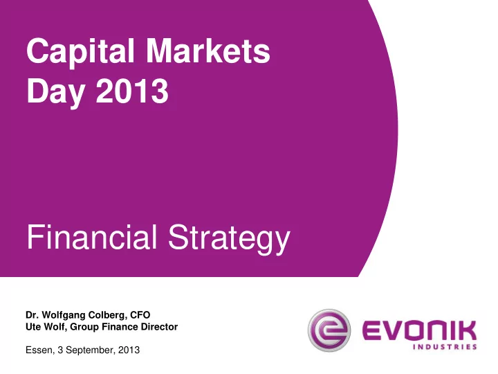 capital markets