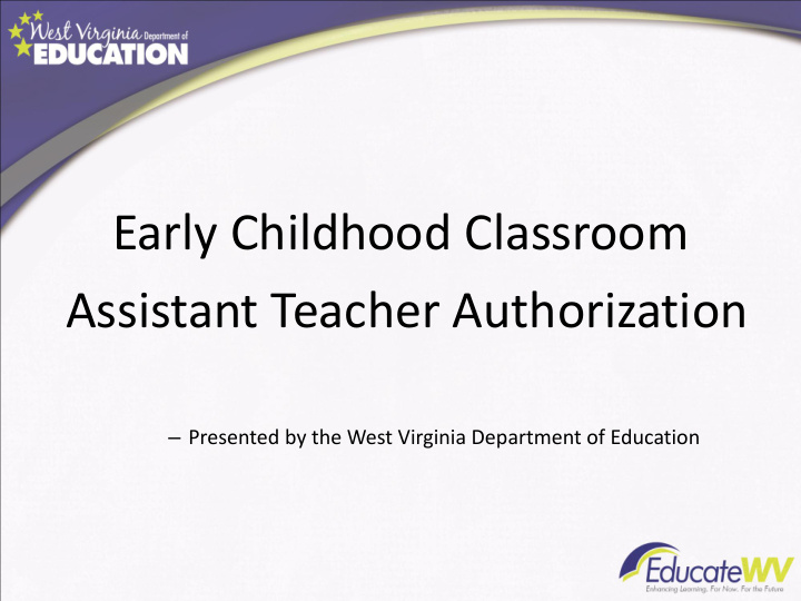 assistant teacher authorization
