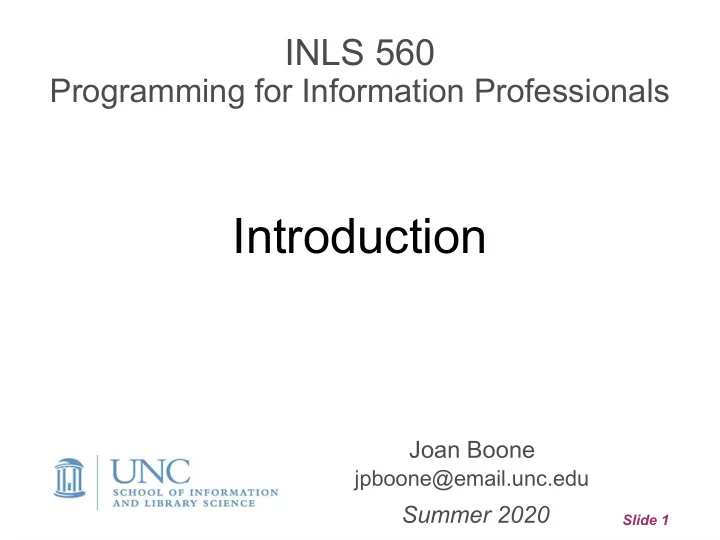 introduction