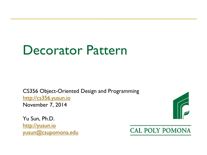 decorator