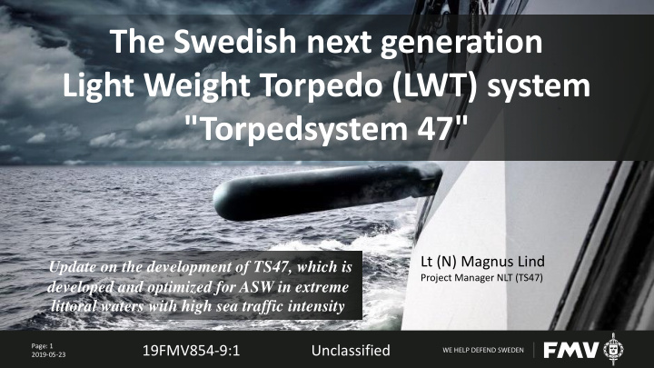 light weight torpedo lwt system