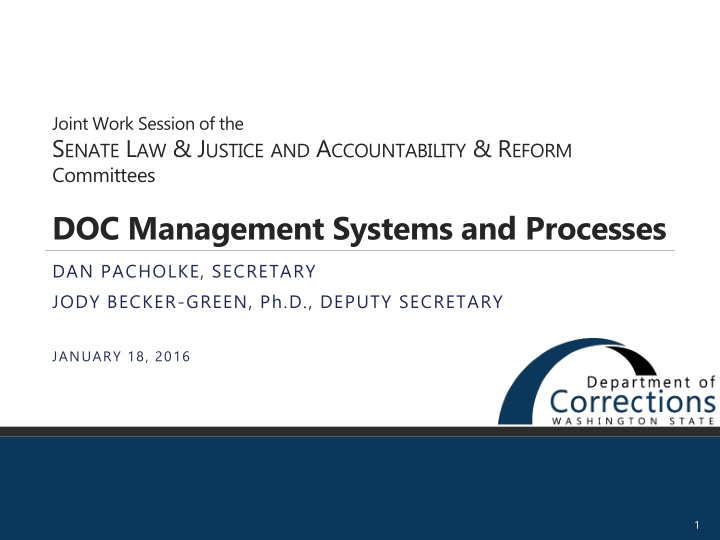 doc management systems and processes