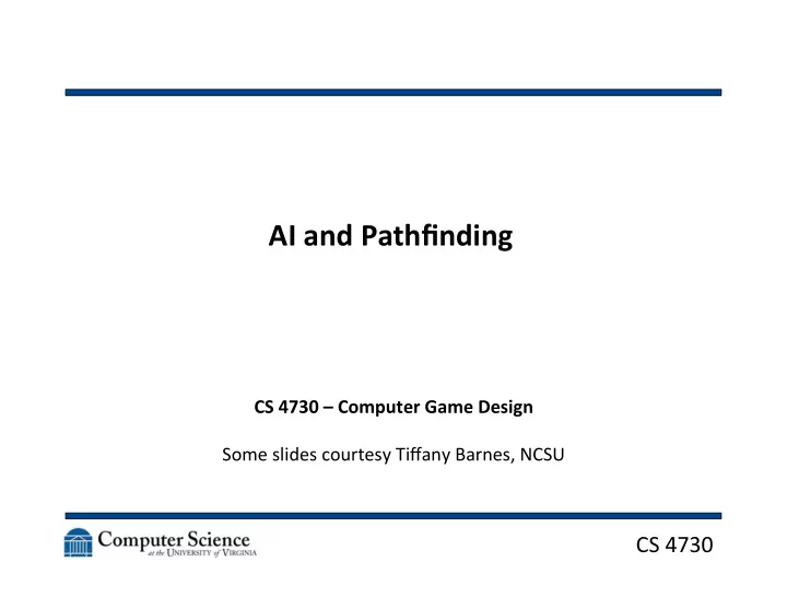 ai and pathfinding