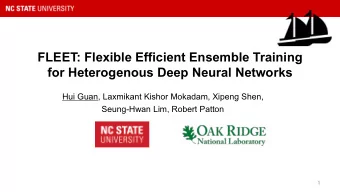 FLEET: Flexible Efficient Ensemble Training  for Heterogenous Deep Neural Networks  Hui Guan,