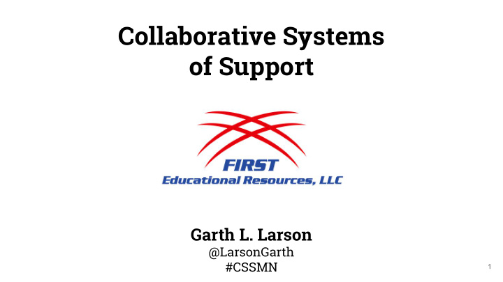 collaborative systems of support