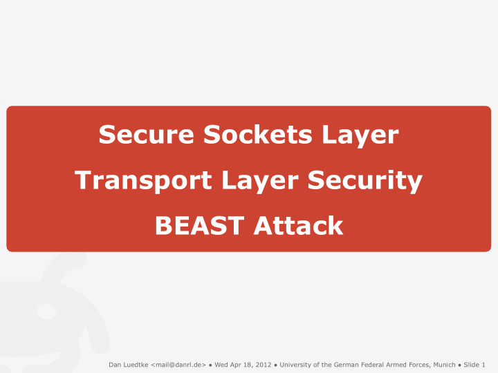 secure sockets layer transport layer security beast attack