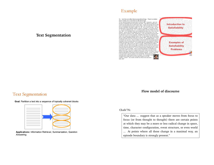 text segmentation