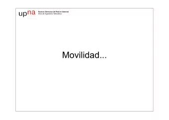 Movilidad...  802.11  Redes inalmbricas  Cada vez ms importancia  ofrecen: movilidad,