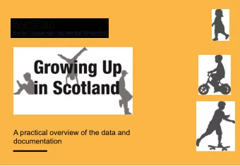 documentation  Overview  The datasets  Common data manipulations  Analysis using weights