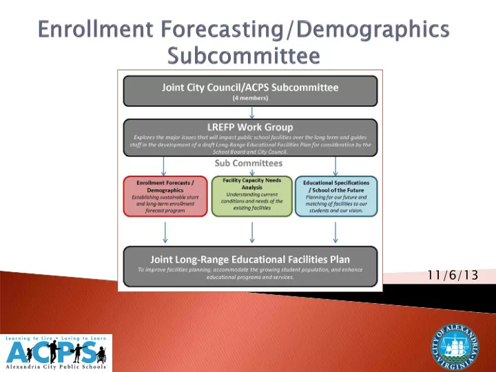 11 6 13 i subcommittee overview ii overview of 2013 2014