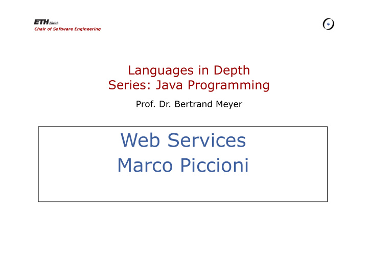 marco piccioni what s a web service