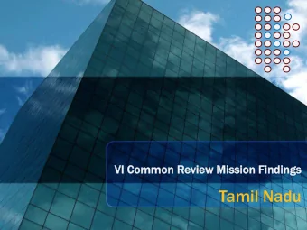 Tamil Nadu  Overview  w  Visit Profile  Two Districts-Thiruppur &amp; Cuddalore- GH-3, DH-2, CHC-4,