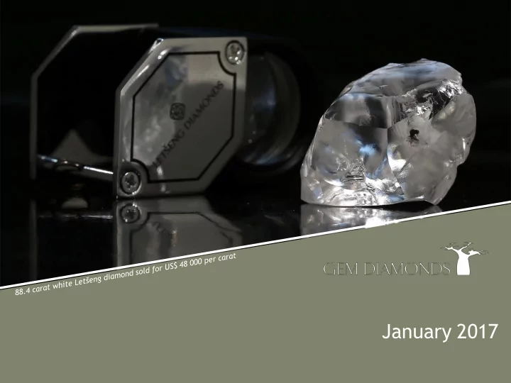 january 2017 disclaimer