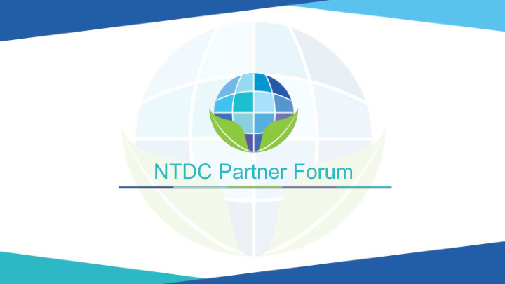 ntdc partner forum contents
