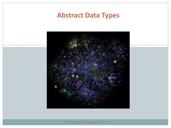 abstract data types