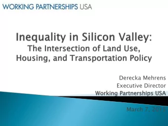 March 7, 2015  Record profits of $103.7 billion in 2013  Brings wealth and investment to SV