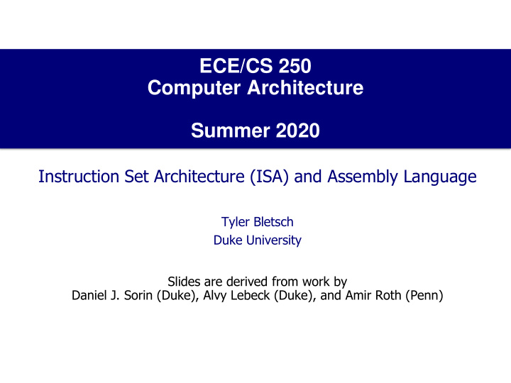 computer architecture