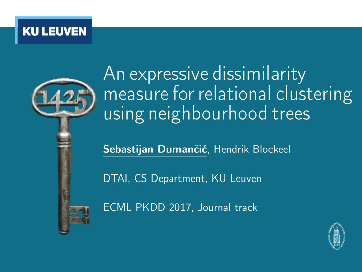 an expressive dissimilarity measure for relational