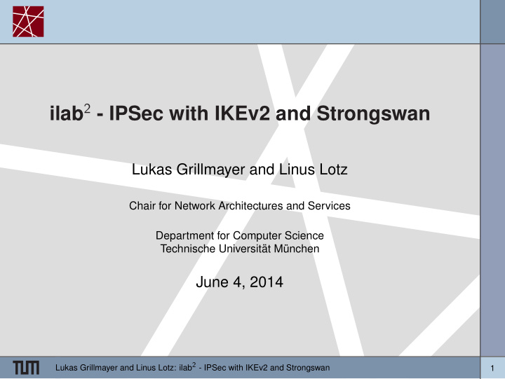 ilab 2 ipsec with ikev2 and strongswan