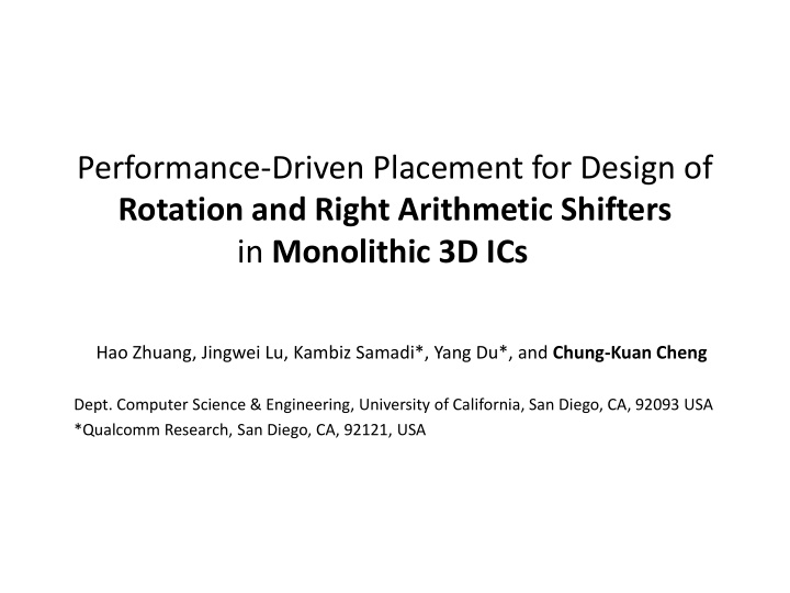 in monolithic 3d ics