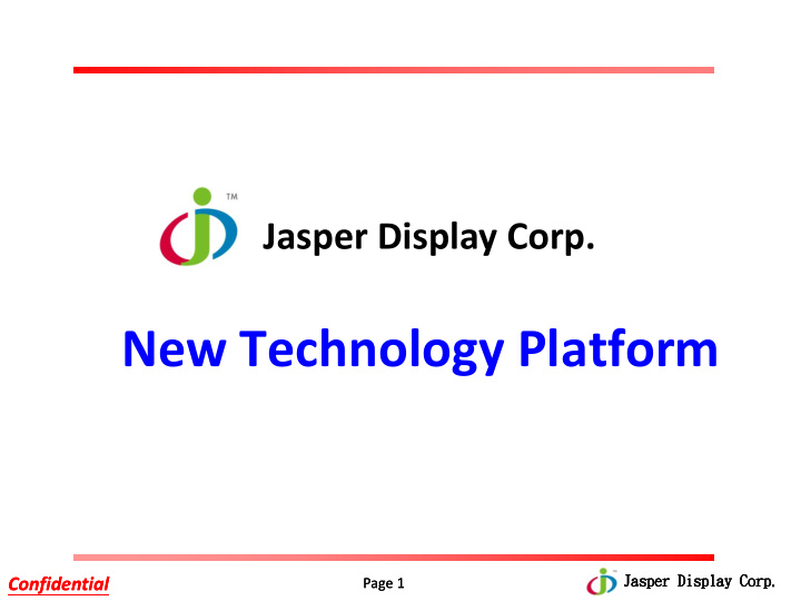 new technology platform