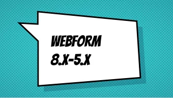 Webform  8.x-5.x  Hello!  Hi, my name is Jacob Rockowitz.    I am known as jrockowitz on the web.
