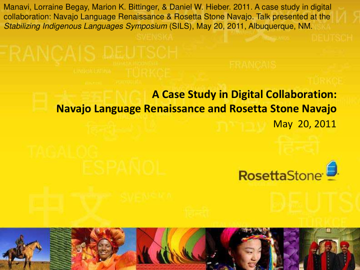 a case study in digital collaboration navajo language