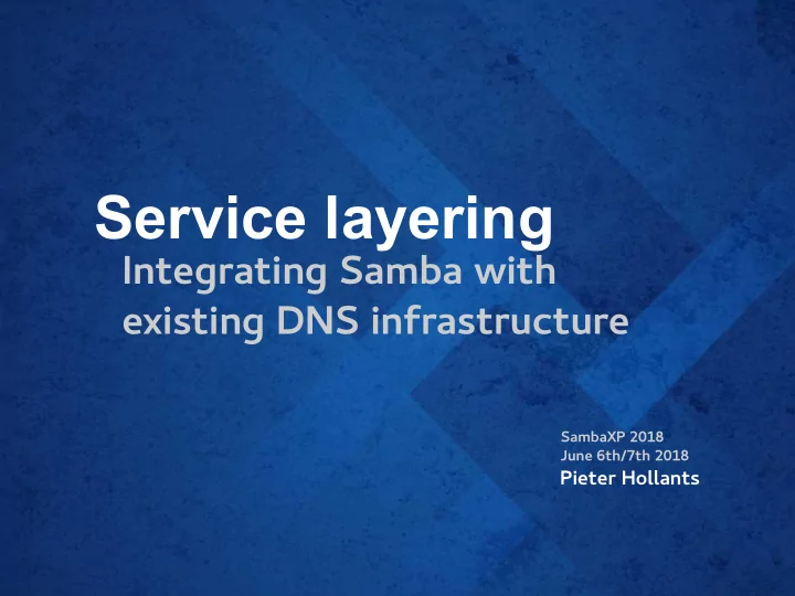 service layering
