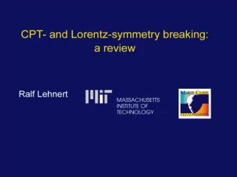 D. Predictions for neutral-meson interferometry from L SME , extract CPT-violating Hamiltonian