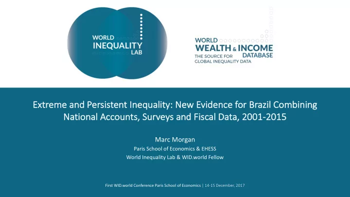 ex extreme and and persis istent in ineq equality ty ne