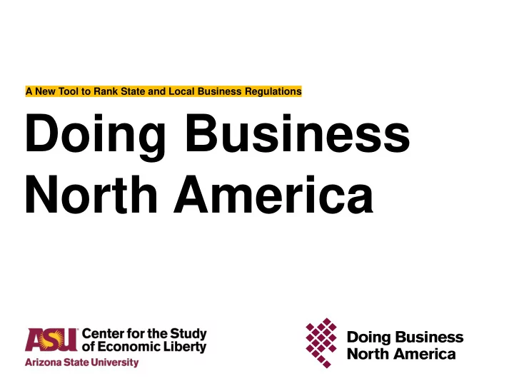 doing business